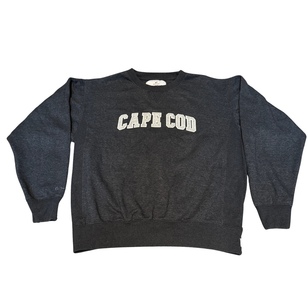 Cuffy’s of Cape Cod Sweatshirt Men’s XL Charcoal Gray Crewneck Pullover Varsity